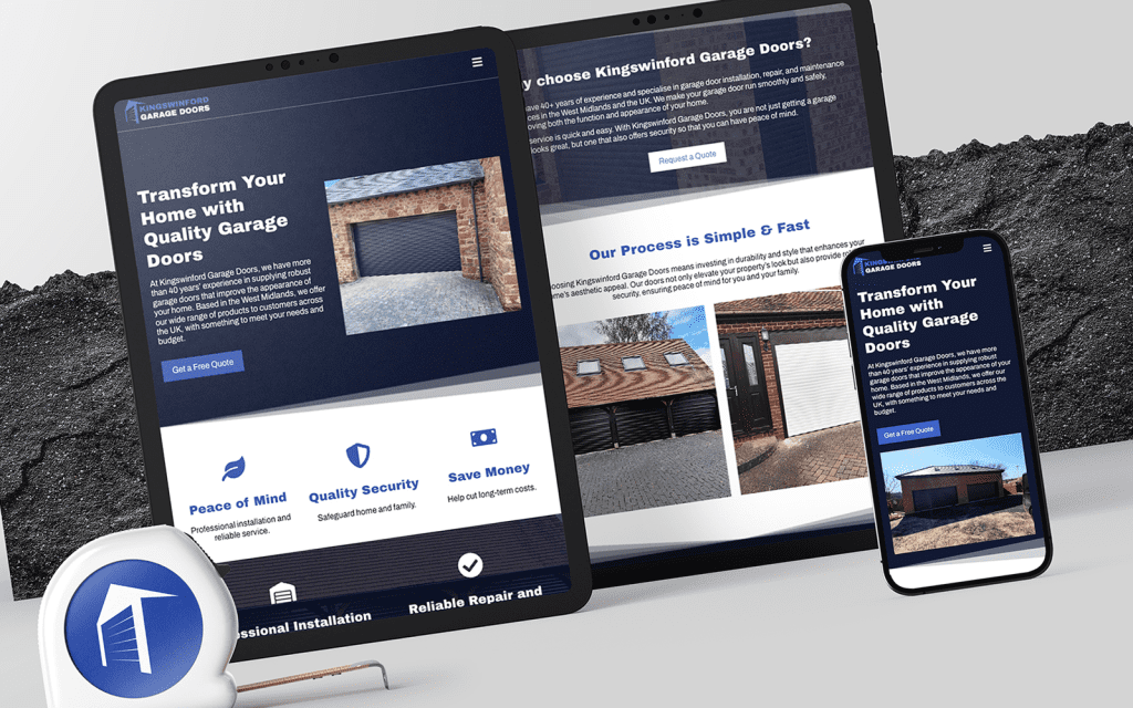 Garage Doors Website Design